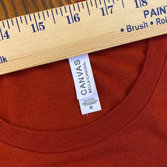 Men’s Unisex Smoking Skull T Shirt Size Medium Portland Maine Pinecone+Chickadee - Picture 8 of 8